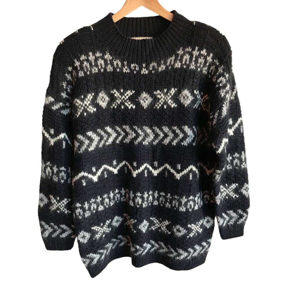 Forenza Vintage Mohair Blend Oversize Fuzzy Sweater size M NWT